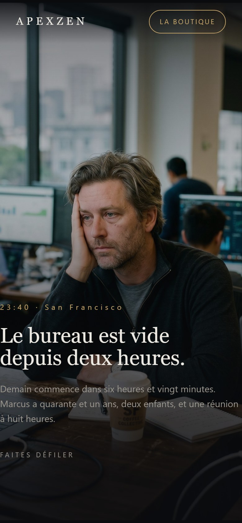 Le m&ecirc;me site sur un t&eacute;l&eacute;phone