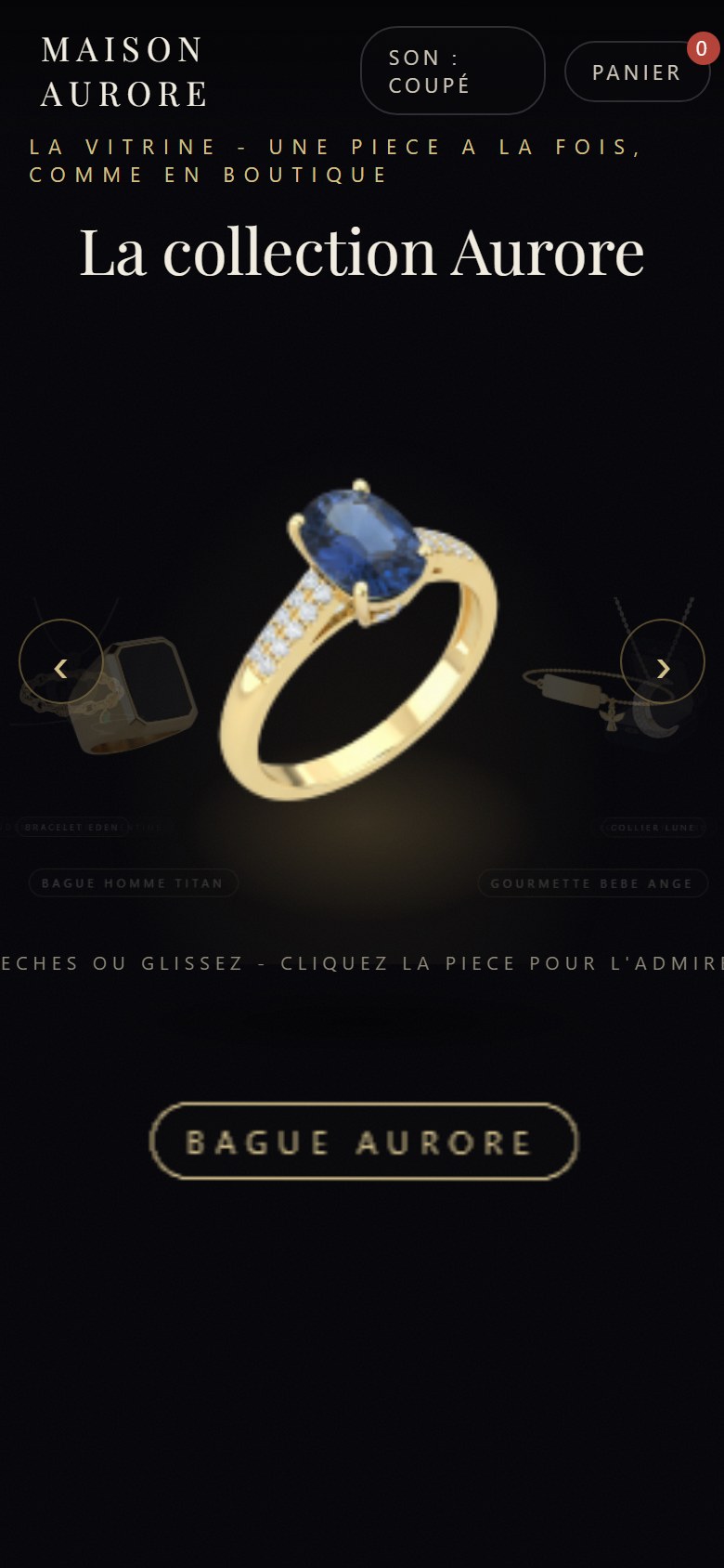 Le m&ecirc;me site sur un t&eacute;l&eacute;phone